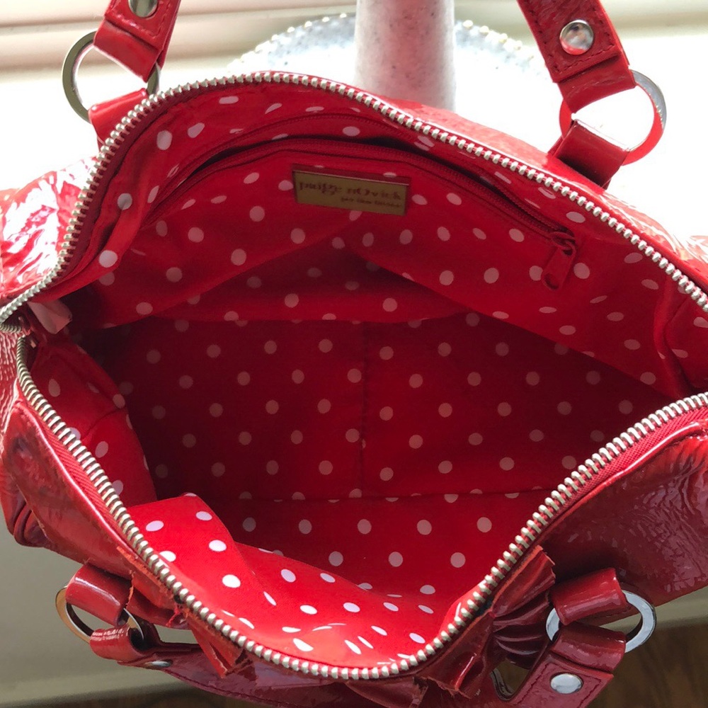 Paige nOvick Gorgeous Small RED PURSE - Picture 4 of 8